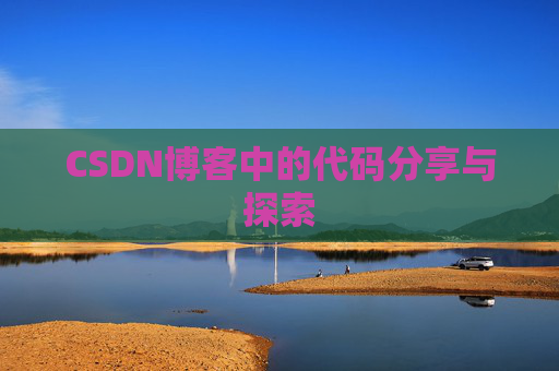CSDN博客中的代码分享与探索